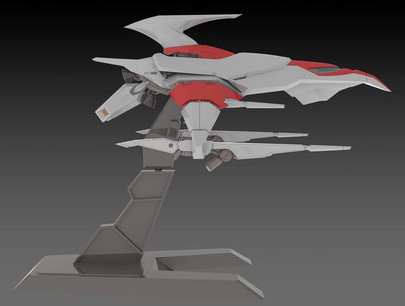 ダライアス シルバーホーク 3F-1B SPACE FIGHTER