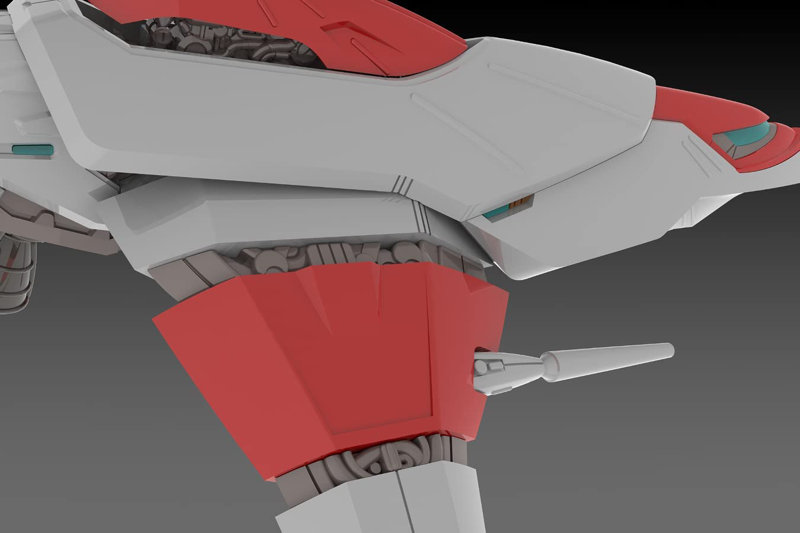 ダライアス シルバーホーク 3F-1B SPACE FIGHTER