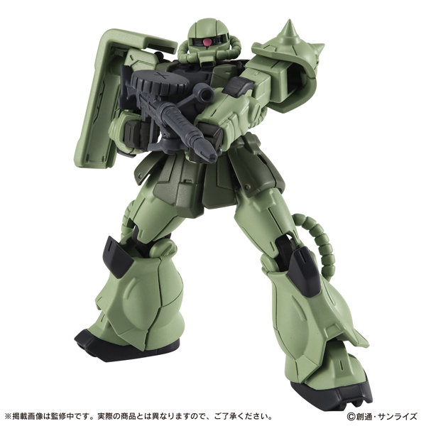 【BOX販売】機動戦士ガンダム CAPSULE ACTION ザクII（全2種） 1BOX:4個入