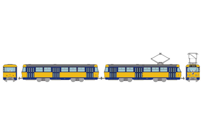 32772 鉄道コレクション ライプツィヒトラムタトラT4＋B4タイプ2両セットF