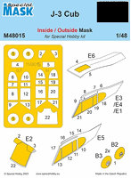 CMK 1/48 L-3キャブ練習機用マスクシール（スペシャルホビー）