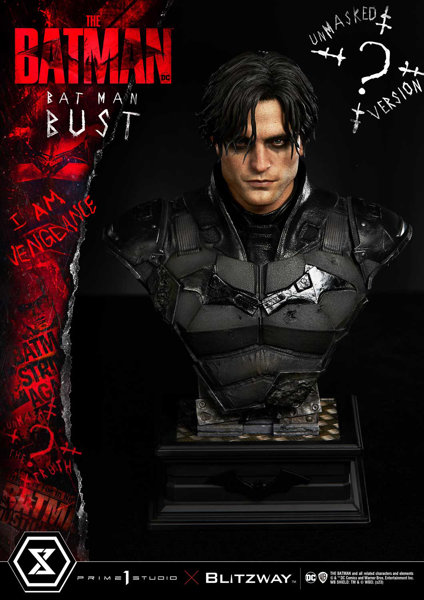 プレミアムバスト ザ・バットマン バットマン ‘マスクオフ’