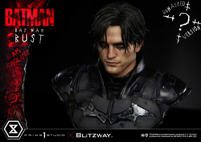 プレミアムバスト ザ・バットマン バットマン ‘マスクオフ’