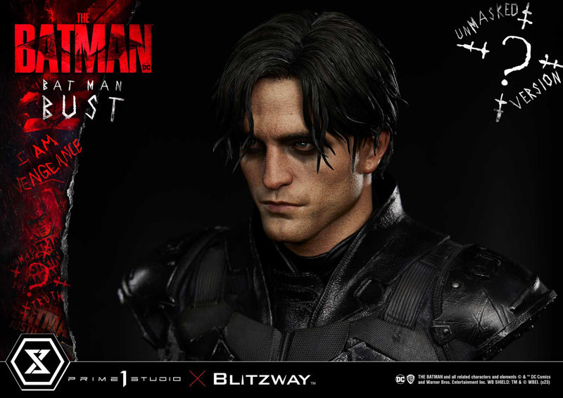 プレミアムバスト ザ・バットマン バットマン ‘マスクオフ’