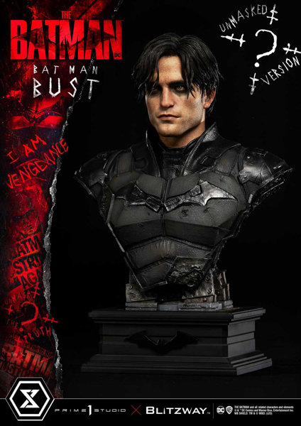 プレミアムバスト ザ・バットマン バットマン ‘マスクオフ’