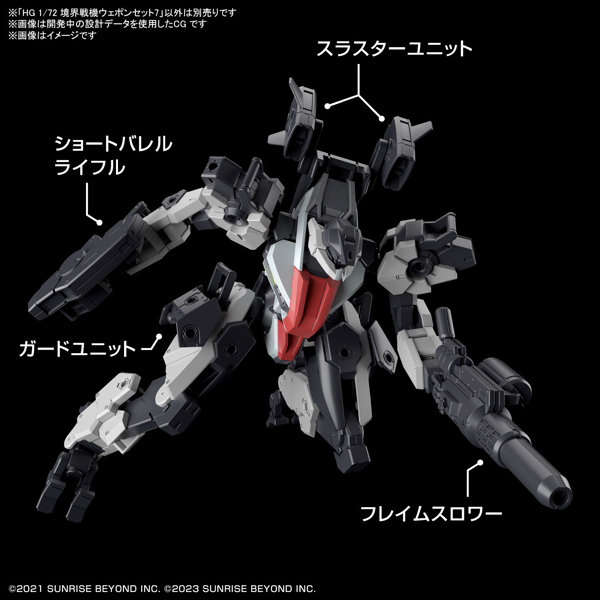 HG 1/72 境界戦機ウェポンセット7