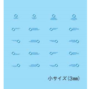 HJモデラーズデカール コーションB［ミラーブルー］