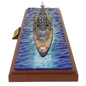 1/700 WW.II ドイツ海軍 戦艦ビスマルク 洋上モデル仕様 デンマーク海峡海戦
