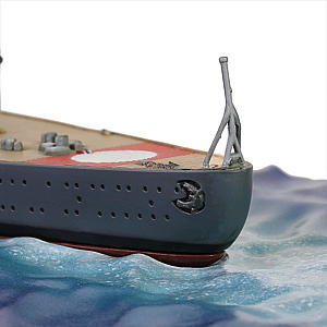 1/700 WW.II ドイツ海軍 戦艦ビスマルク 洋上モデル仕様 デンマーク海峡海戦