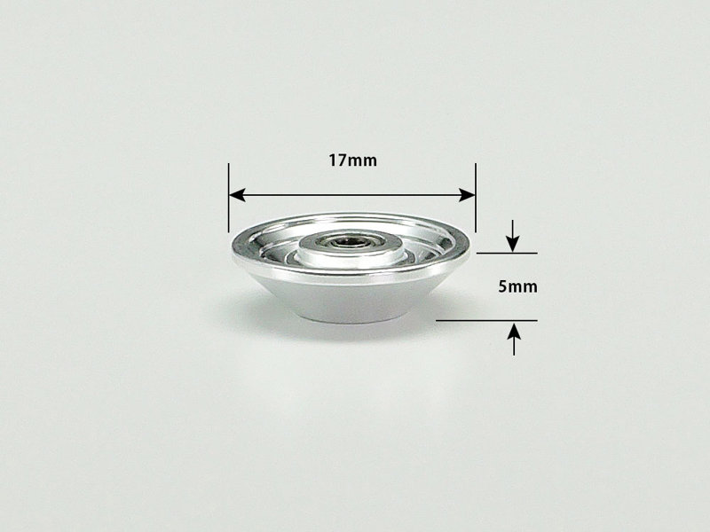 HG 17mmオールアルミベアリングローラー （テーパータイプ） 【ミニ四駆特別企画】