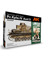 1/35 WW.II ドイツ軍 IV号戦車 D型 アフリカ軍団仕様 戦車兵フィギュア付属