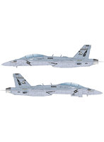 1/48 アメリカ海軍 電子戦機 EA-18G グラウラー VAQ-137 ルークス