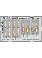 エデュアルド EDUFE1357 1/48 Mi-8MT シートベルト (ステンレス製) (トランぺッター用)