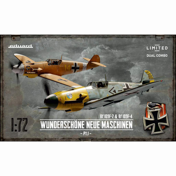 エデュアルド EDU2142 1/72 「美しく新しいマシーン パート1」 Bf109F デュアルコンボ リミテッドエディション