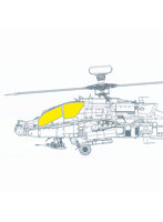エデュアルド EDUJX311 1/35 AH-64E 塗装マスクシール （タコム用）