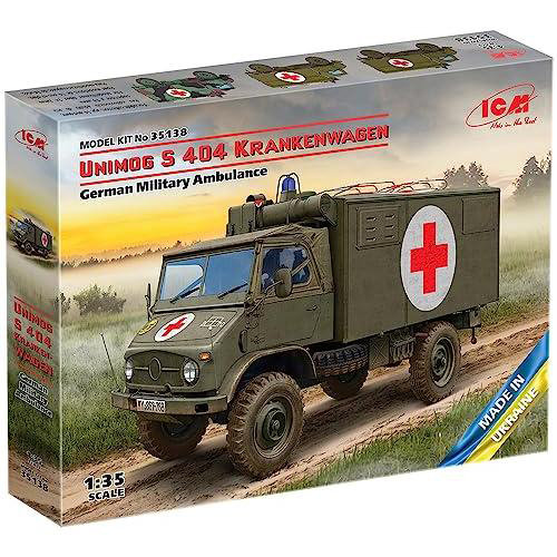 ICM 35138 1/35 ウニモグ S404 ドイツ軍救急車