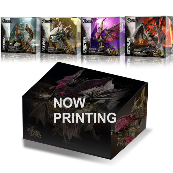 CAPCOM FIGURE BUILDER CUBE MONSTER HUNTER 4体セットボックス（リオレウス/ジンオウガ/メル・ゼナ/ア...