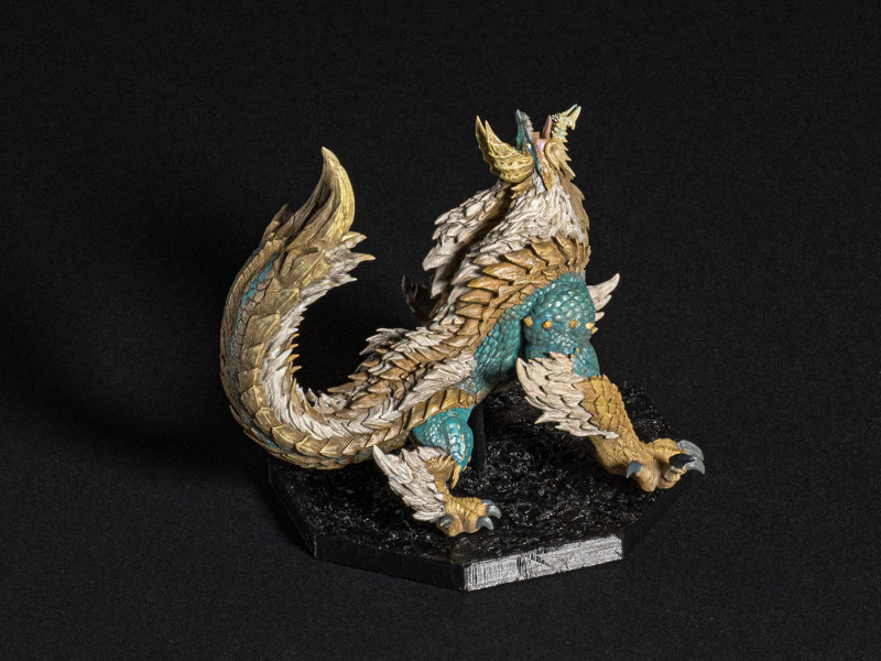 CAPCOM FIGURE BUILDER CUBE MONSTER HUNTER 雷狼竜 ジンオウガ