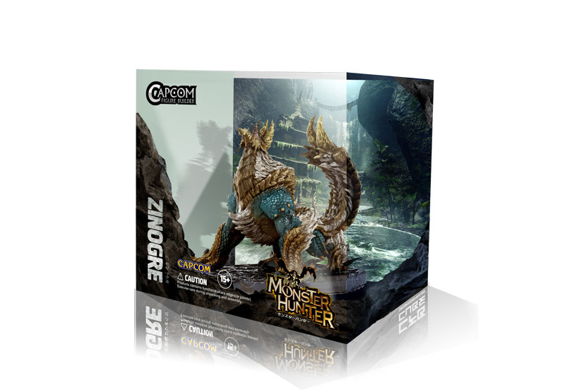 CAPCOM FIGURE BUILDER CUBE MONSTER HUNTER 雷狼竜 ジンオウガ