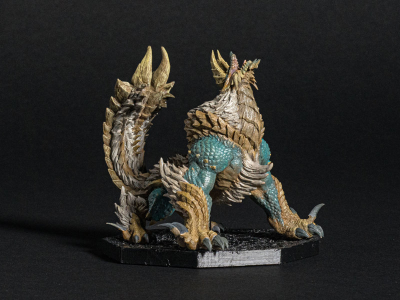 CAPCOM FIGURE BUILDER CUBE MONSTER HUNTER 雷狼竜 ジンオウガ