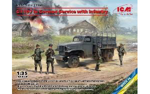 ICM 35588 1/35ドイツ軍 G7107 w/ドイツ歩兵