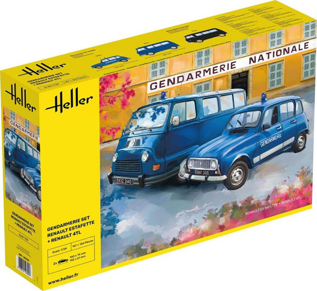 エレール HE50325 1/24 ルノー エスタフェッテ ＆ ルノー 4TL 憲兵隊セット 7,548円