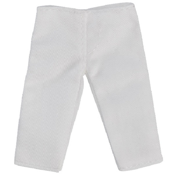 ねんどろいどどーる おようふく ズボン(ホワイト):Lサイズ