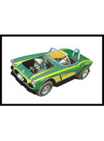 AMT1318 1/25 1962 シボレー コルベット 3in1