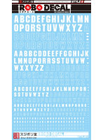 ST02-A01-WH ロボデカール アルファベット01 ホワイト