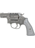 S＆W M36 Chiefs Special 2inch Square Butt Travis Model Nickel Finish Ver2 ModelGun