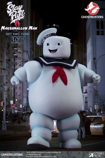 スターエーストイズ ゴースト・バスターズ ステイパフ マシュマロマン ソフビスタチュー