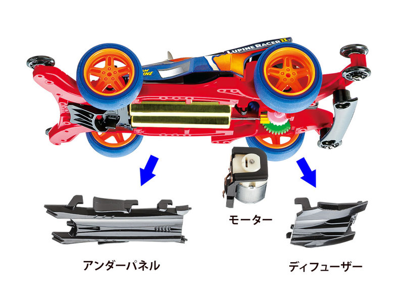 レーサーミニ四駆 ミニ四駆オオカミ2 （ARシャーシ）
