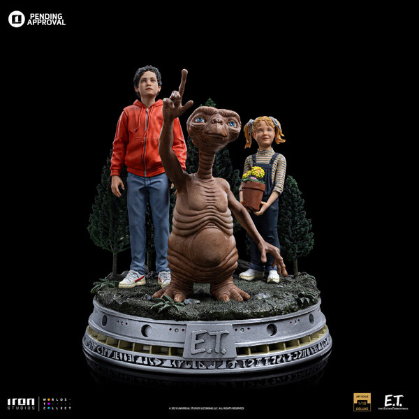 『E.T.』【アイアン・スタジオ スタチュー】「デラックス・アートスケール」1/10スケール E.T.＆エリオ...