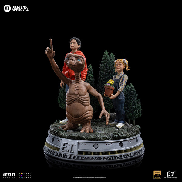 『E.T.』【アイアン・スタジオ スタチュー】「デラックス・アートスケール」1/10スケール E.T.＆エリオ...