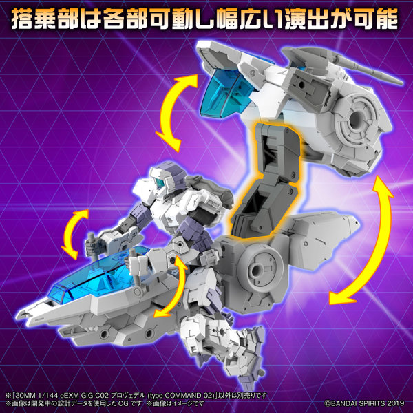 30MM 1/144 eEXM GIG-C02 プロヴェデル （type-COMMAND 02）