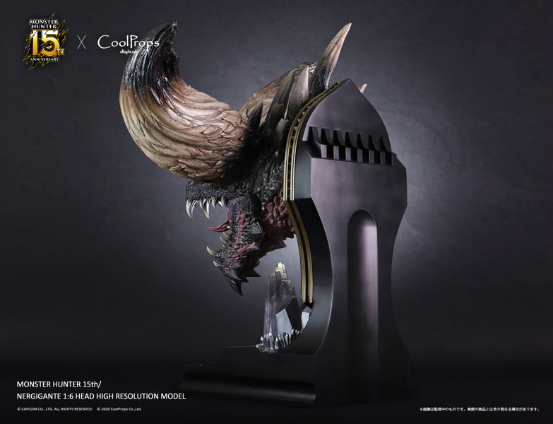 MONSTER HUNTER 15th NERGIGANTE HEAD HIGH RESOLUTION MODEL
