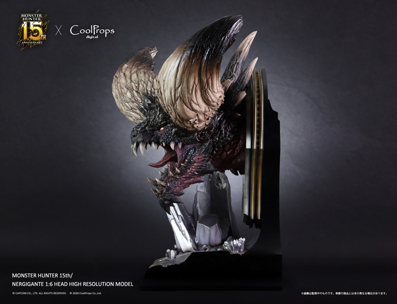 MONSTER HUNTER 15th NERGIGANTE HEAD HIGH RESOLUTION MODEL