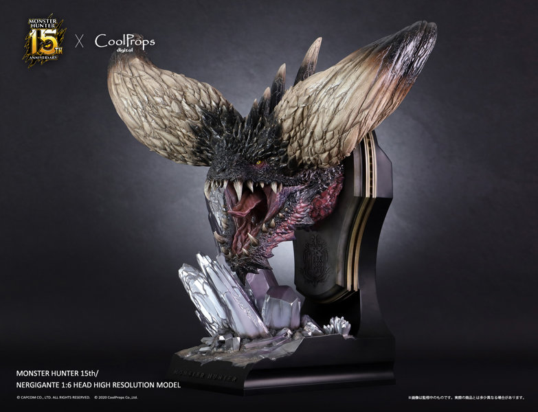 MONSTER HUNTER 15th NERGIGANTE HEAD HIGH RESOLUTION MODEL