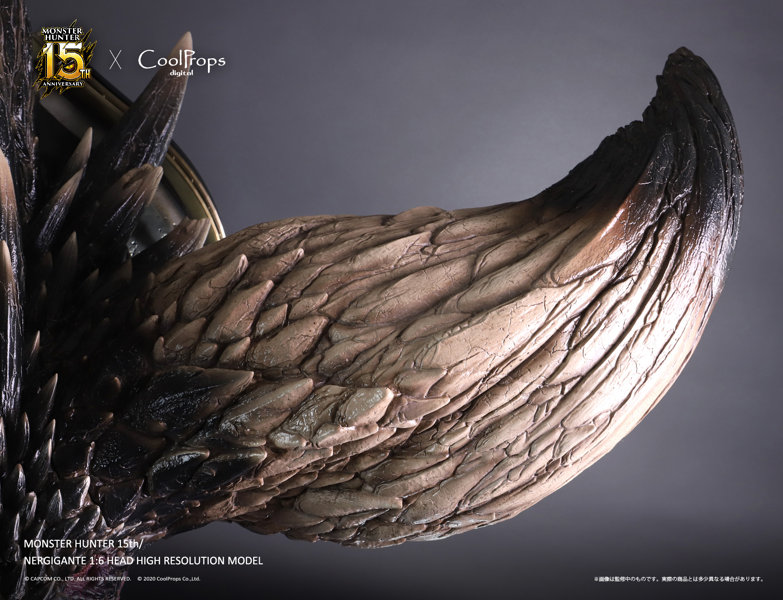 MONSTER HUNTER 15th NERGIGANTE HEAD HIGH RESOLUTION MODEL