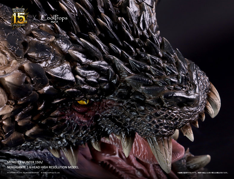 MONSTER HUNTER 15th NERGIGANTE HEAD HIGH RESOLUTION MODEL