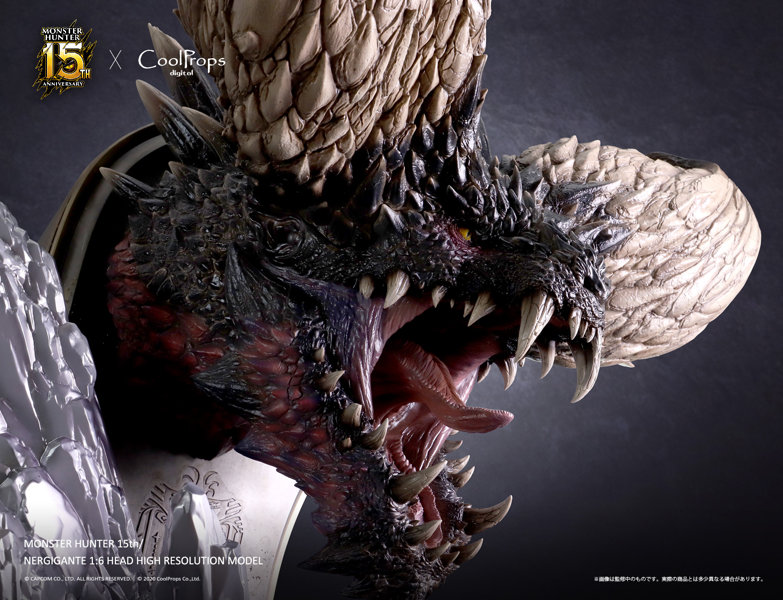 MONSTER HUNTER 15th NERGIGANTE HEAD HIGH RESOLUTION MODEL