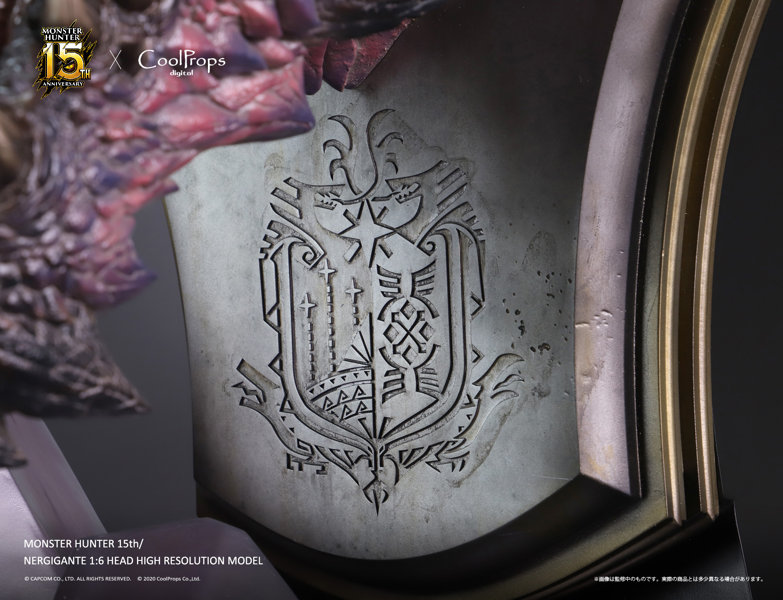 MONSTER HUNTER 15th NERGIGANTE HEAD HIGH RESOLUTION MODEL