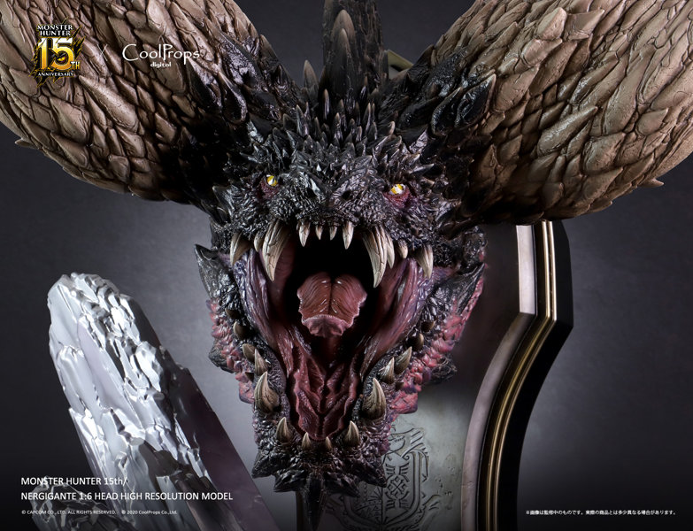 MONSTER HUNTER 15th NERGIGANTE HEAD HIGH RESOLUTION MODEL