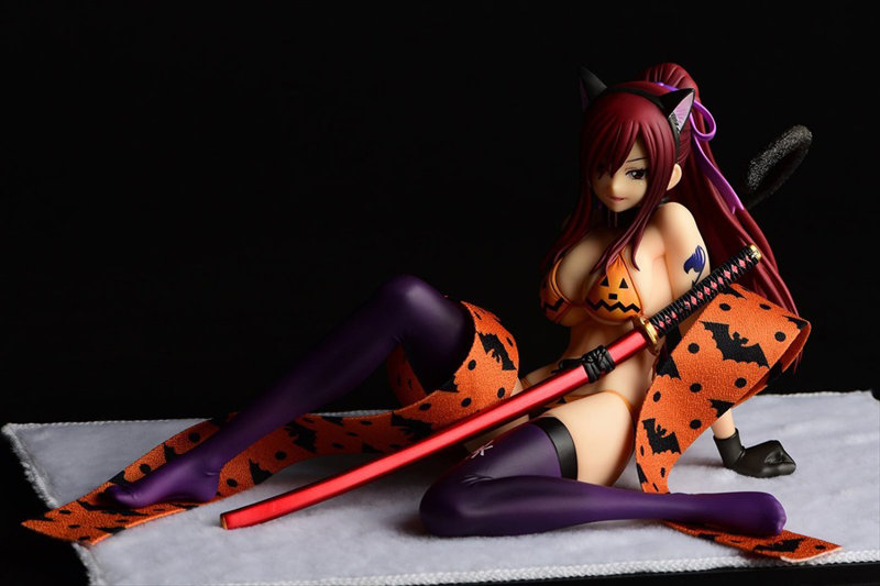 FAIRY TAIL エルザ・スカーレット・ハロウィン猫Gravure_Style