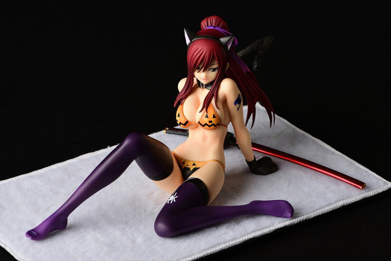 FAIRY TAIL エルザ・スカーレット・ハロウィン猫Gravure_Style