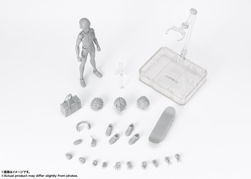 S.H.Figuarts ボディくん-スクールライフ- Edition DX SET （Gray Color Ver.）