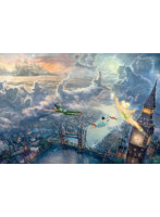 Tinker Bell And Peter Pan Fly to Never Land