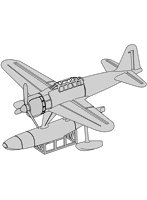 T23V700-020M 1/700 日本海軍 二式水上戦闘機