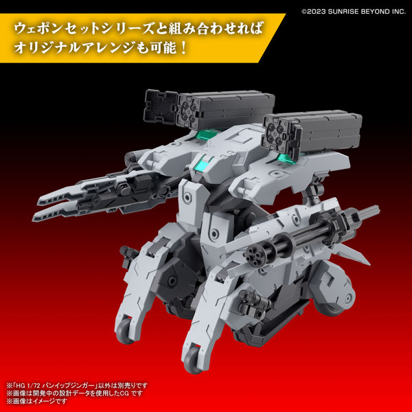 HG 1/72 バンイップジンガー