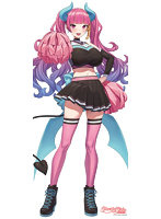 GAKAKUコレクション 「Cheerful Girls」01_ミチハス_BIGタペストリー （A:Skirt Style）